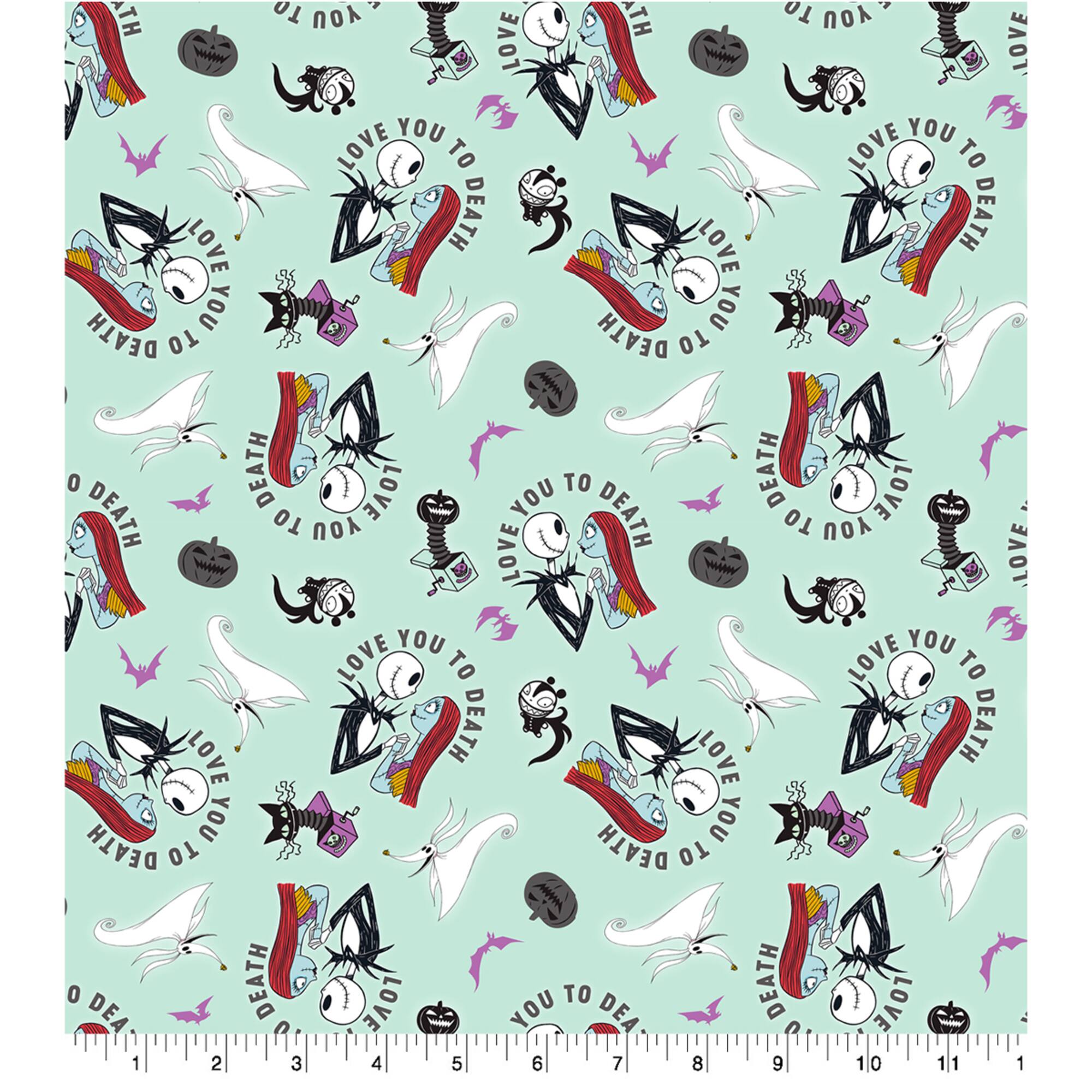 Disney® Nightmare Before Christmas Love You to Death Cotton Fabric
